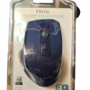 iHome Easy Grip Wireless Mouse w/Nano USB, asst colors